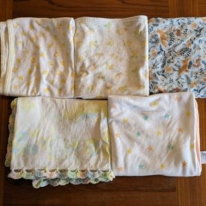 Five Baby Blankets